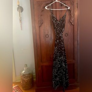 Cost Plus Word Market Rayon Jumsuit. OS